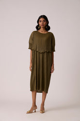 Lisette Dress - Olive Green
